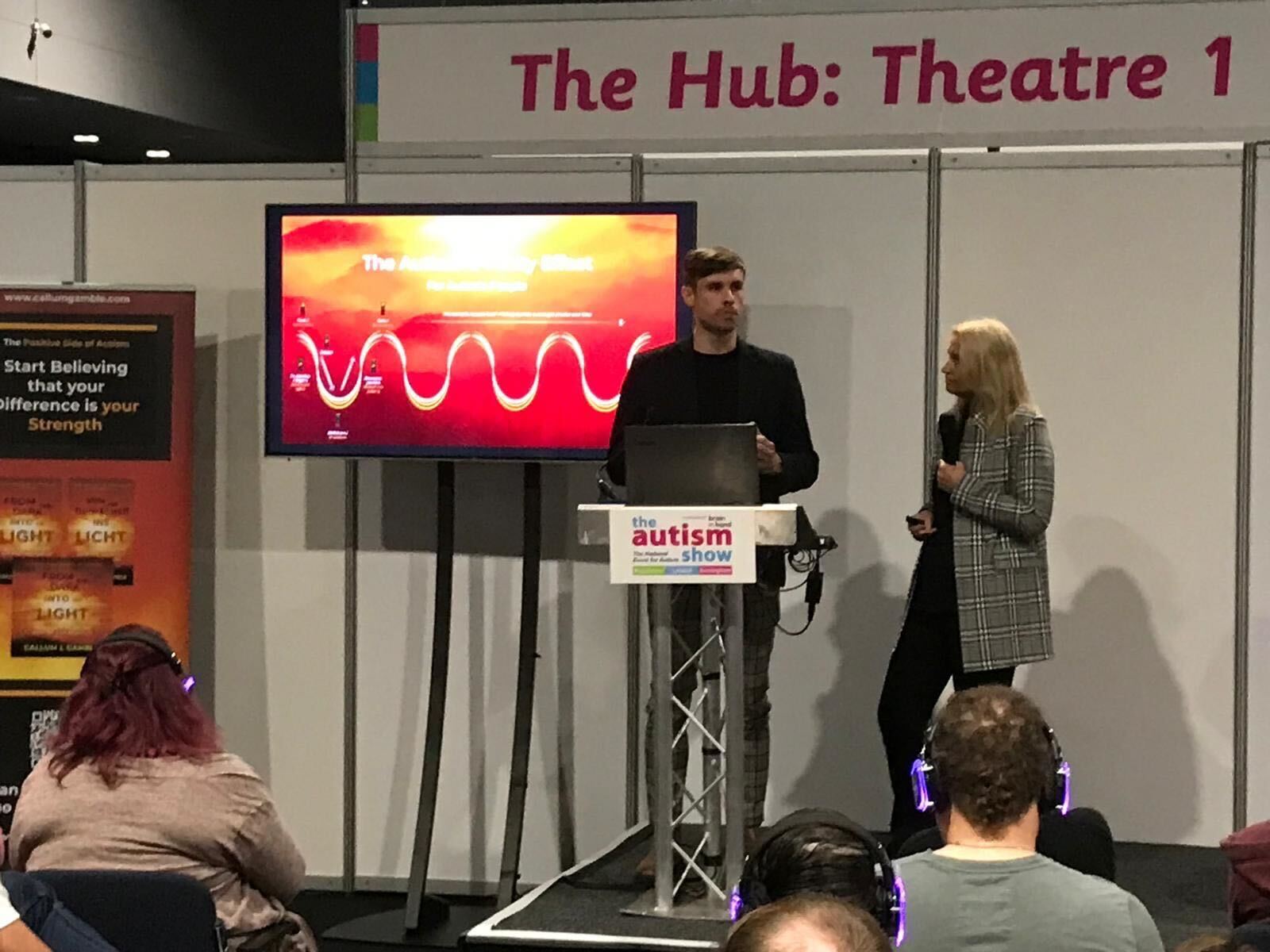 News page: the Callum L Gamble team presenting at The Autism Show
